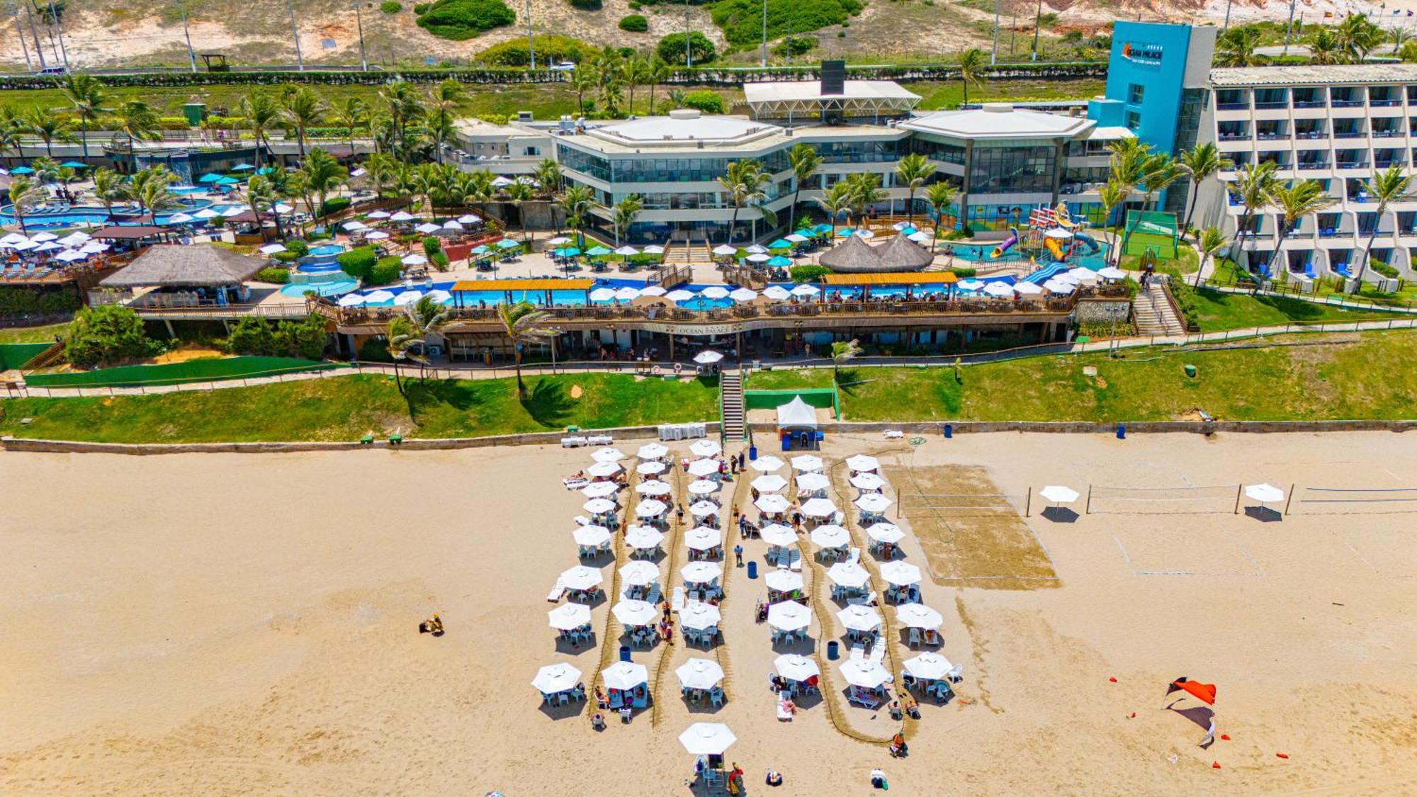 Ocean Palace All Inclusive Premium Натал Экстерьер фото Aerial view of the beach club