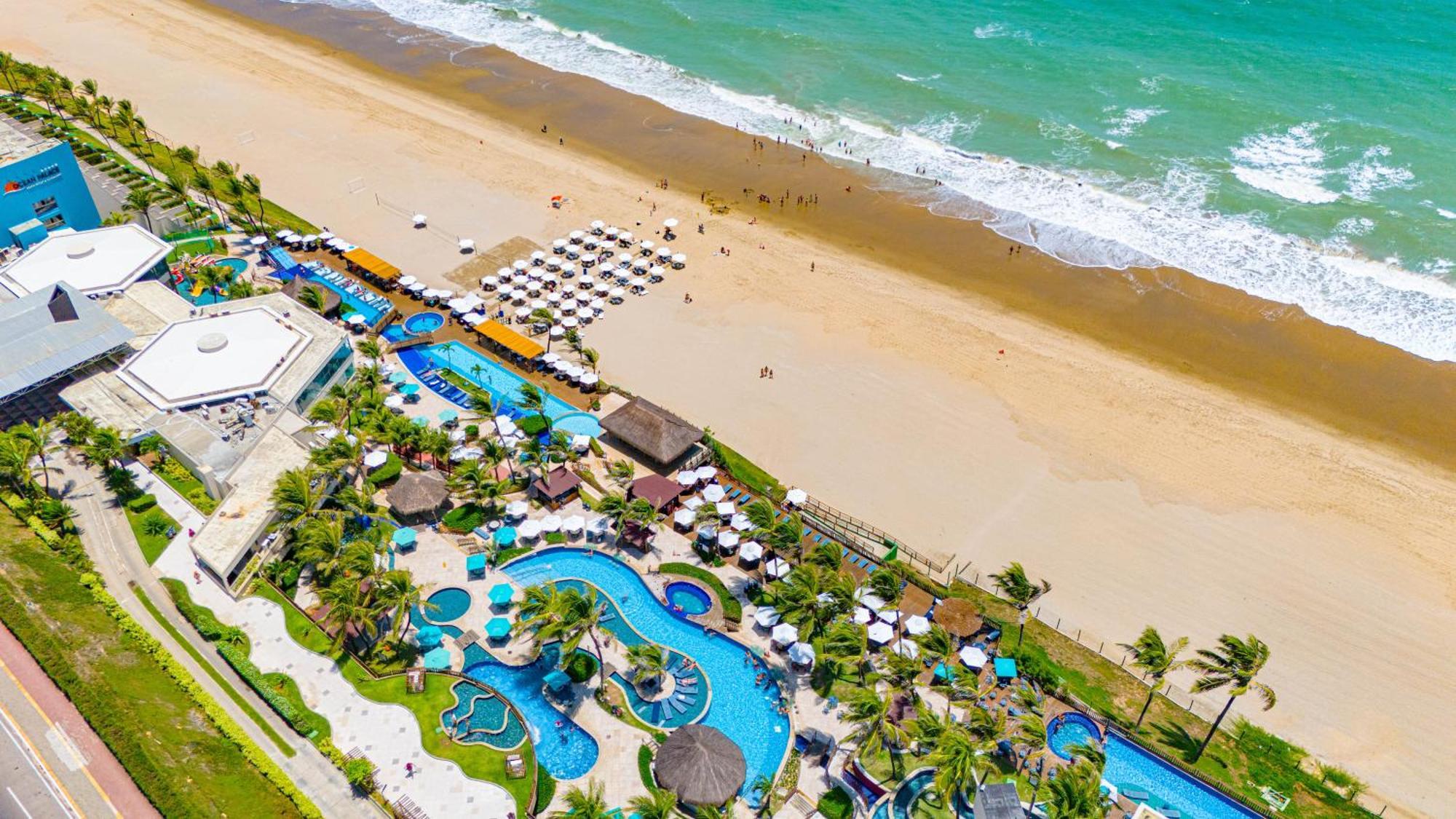Ocean Palace All Inclusive Premium Натал Экстерьер фото Aerial view of the resort